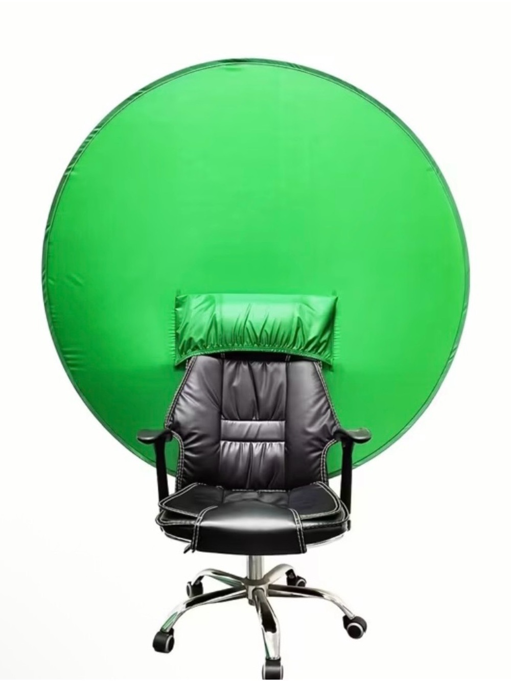 Green Collapsible Chroma Key Backdrop Perfect for Virtual Backdrop/ Home Office